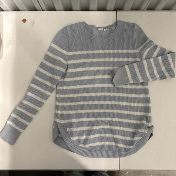 3 for $9 Gap Knit Blue and White steiped sweater XS - Picture 2 of 5